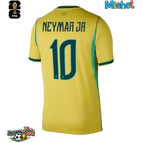 Brasilia Neymar Jr #10 Kotipaita MM-kisat 2026 Lyhythihainen